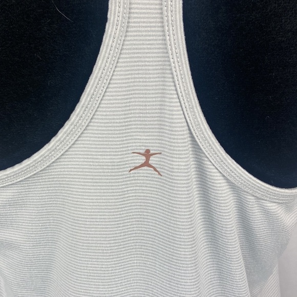 Danskin Now Micro Striped Athletic Racerback Tank Top - Picture 5 of 7